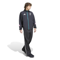 Liverpool 2025/26 Club Anthem Full-Zip Jacket Black - Adidas