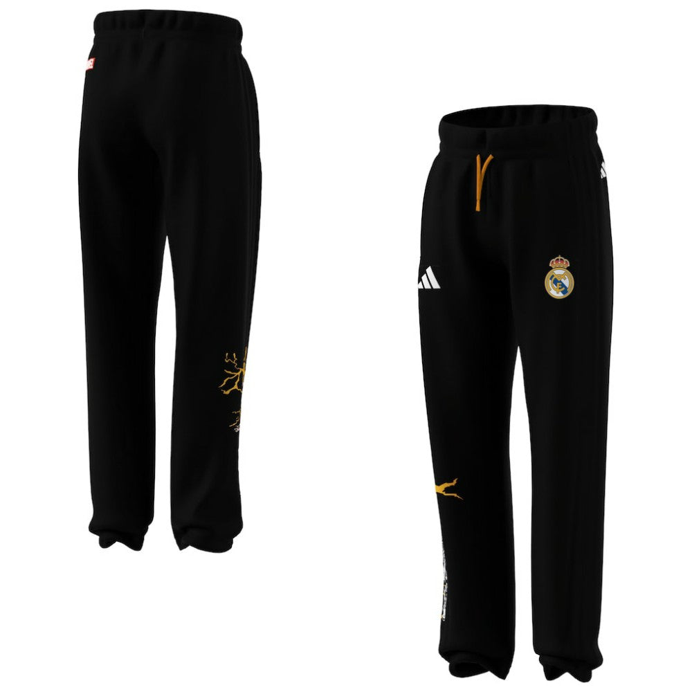 Real Madrid x Marvel Youth Track Pants Black - Adidas