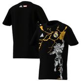 Real Madrid x Marvel Youth Graphic T-Shirt Black - Adidas