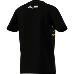 Real Madrid x Marvel Youth Graphic T-Shirt Black - Adidas