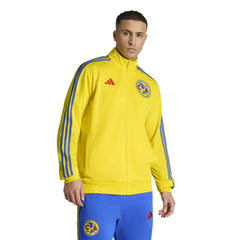 Club America 2025/26 DNA Alphaskin Full-Zip Track Jacket Yellow - Adidas
