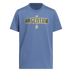 Argentina National Team Youth Jersey Hook T-Shirt Blue - Adidas