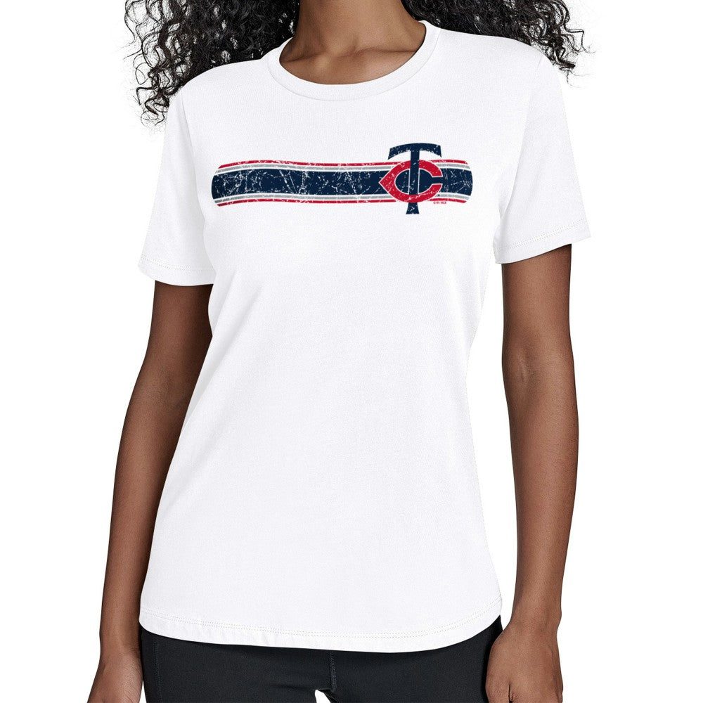 Minnesota Twins Starter Women's Team Stripe T-Shirt | MLB Near me