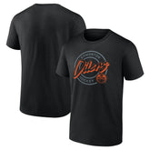 Edmonton Oilers Colorblock Puck T-Shirt On Sale