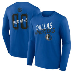 Dallas Mavericks Hustle Custom Long Sleeve T-Shirt sale Discount
