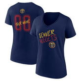 Denver Nuggets Women's Hustle Custom V-Neck T-Shirt sale For Sale
