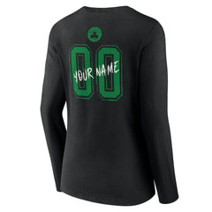 Boston Celtics Women's Hustle Custom Long Sleeve V-Neck T-Shirt Online