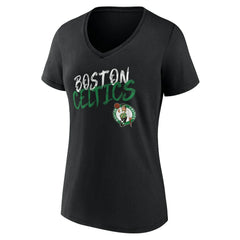 Boston Celtics Women's Hustle Custom V-Neck T-Shirt For Sale