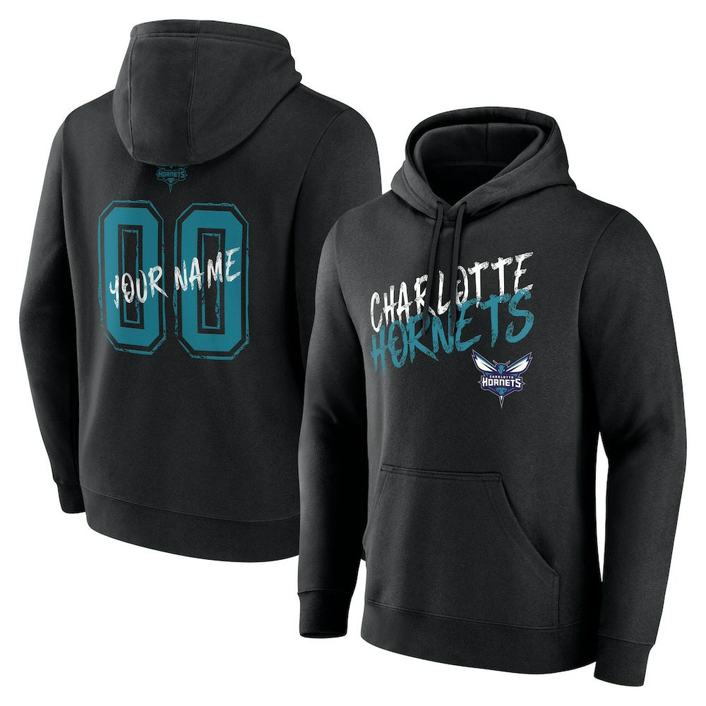 Charlotte Hornets Hustle Custom Pullover Hoodie Discount