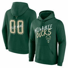 Milwaukee Bucks Hustle Custom Pullover Hoodie Online