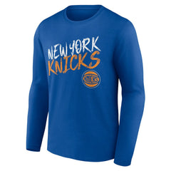 New York Knicks Hustle Custom Long Sleeve T-Shirt For Sale
