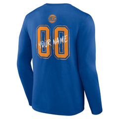 New York Knicks Hustle Custom Long Sleeve T-Shirt For Sale