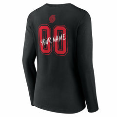 Portland Trail Blazers Women's Hustle Custom Long Sleeve V-Neck T-Shirt Discount