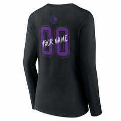 Sacramento Kings Women's Hustle Custom Long Sleeve V-Neck T-Shirt On Sale