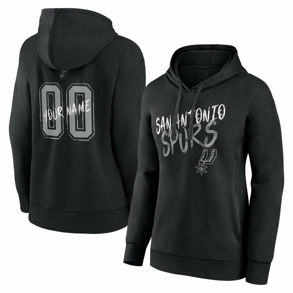 San Antonio Spurs Women's Hustle Custom Pullover Hoodie For Sale