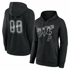 San Antonio Spurs Women's Hustle Custom Pullover Hoodie For Sale