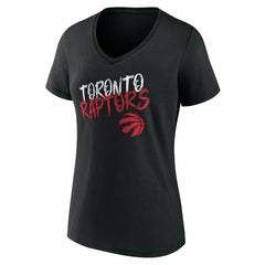 Toronto Raptors Women's Hustle Custom V-Neck T-Shirt Discount