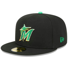 Miami Marlins New Era 2026 St. Patrick's Day 59FIFTY Fitted Hat | MLB New