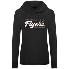 Philadelphia Flyers Levelwear Women's Slender Monument Raglan Pullover Hoodie Sale