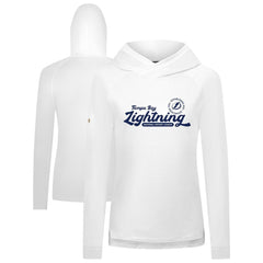 Tampa Bay Lightning Levelwear Women's Slender Monument Raglan Pullover Hoodie Sale