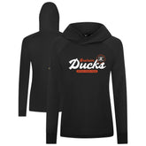 Anaheim Ducks Levelwear Women's Slender Monument Raglan Pullover Hoodie On Sale