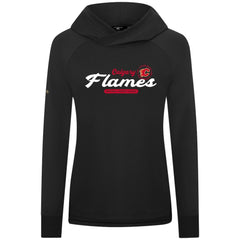 Calgary Flames Levelwear Women's Slender Monument Raglan Pullover Hoodie Sale