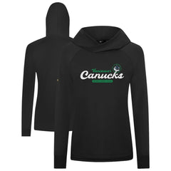 Vancouver Canucks Levelwear Women's Slender Monument Raglan Pullover Hoodie Discount