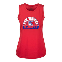 New York Rangers Levelwear Women's Macy Banner Arch Tank Top Outlet