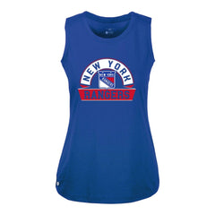 New York Rangers Levelwear Women's Macy Banner Arch Tank Top For Sale