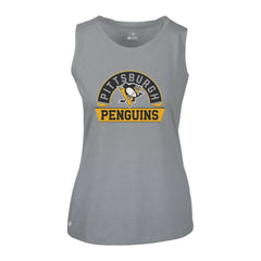 Pittsburgh Penguins Levelwear Women's Macy Banner Arch Tank Top Sale