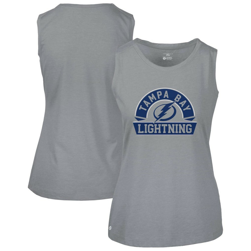 Tampa Bay Lightning Levelwear Women's Macy Banner Arch Tank Top For Sale