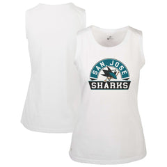 San Jose Sharks Levelwear Women's Macy Banner Arch Tank Top Outlet