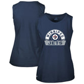 Winnipeg Jets Levelwear Women's Macy Banner Arch Tank Top For Sale