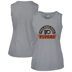 Philadelphia Flyers Levelwear Women's Macy Banner Arch Tank Top On Sale
