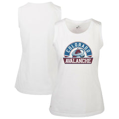 Colorado Avalanche Levelwear Women's Macy Banner Arch Tank Top On Sale