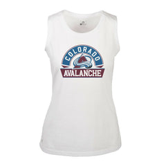 Colorado Avalanche Levelwear Women's Macy Banner Arch Tank Top On Sale