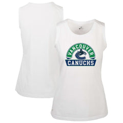 Vancouver Canucks Levelwear Women's Macy Banner Arch Tank Top For Sale