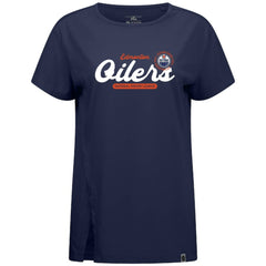 Edmonton Oilers Levelwear Women's Influx Monument T-Shirt Sale