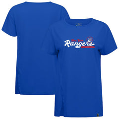 New York Rangers Levelwear Women's Influx Monument T-Shirt For Sale
