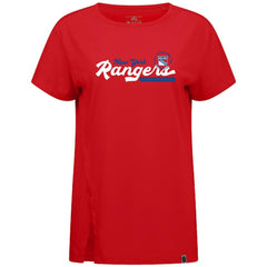 New York Rangers Levelwear Women's Influx Monument T-Shirt Outlet