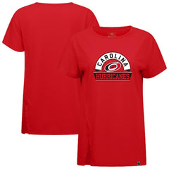 Carolina Hurricanes Levelwear Women's Influx Banner Arch T-Shirt Outlet