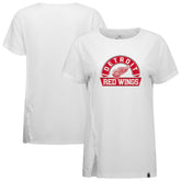 Detroit Red Wings Levelwear Women's Influx Banner Arch T-Shirt For Sale