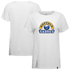Buffalo Sabres Levelwear Women's Influx Banner Arch T-Shirt Sale