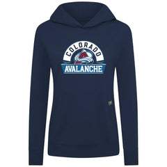 Colorado Avalanche Levelwear Women's Relay Banner Arch Pullover Hoodie For Sale