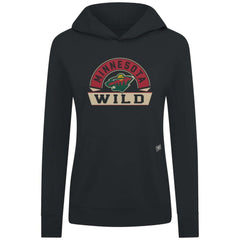 Minnesota Wild Levelwear Women's Relay Banner Arch Pullover Hoodie On Sale