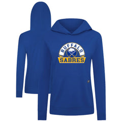Buffalo Sabres Levelwear Women's Relay Banner Arch Pullover Hoodie For Sale