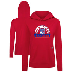 New York Rangers Levelwear Women's Relay Banner Arch Pullover Hoodie Online