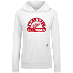 Detroit Red Wings Levelwear Women's Relay Banner Arch Pullover Hoodie Outlet