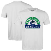 Vancouver Canucks Levelwear Richmond Banner Arch T-Shirt On Sale