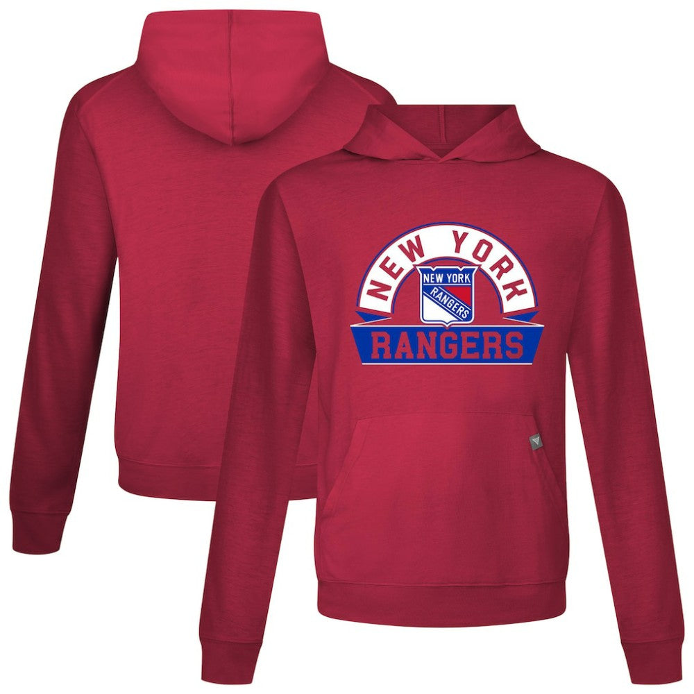 New York Rangers Levelwear Relay Banner Arch Pullover Hoodie Online